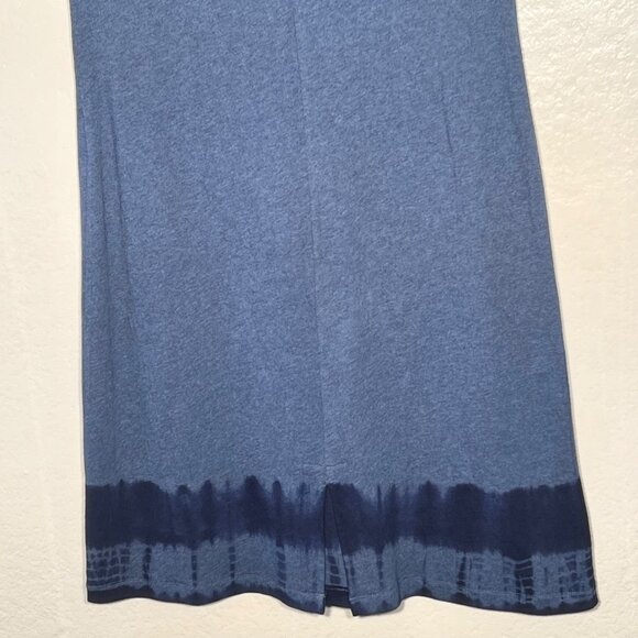 Pure Jill Blue PJ Tie-Dye Sleeveless Midi Leisure Dress XS 100% Cotton Casual - Picture 6 of 11